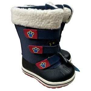 PAW PATROL NWT Boys Girls Lined Winter Boots Size 5 NEW